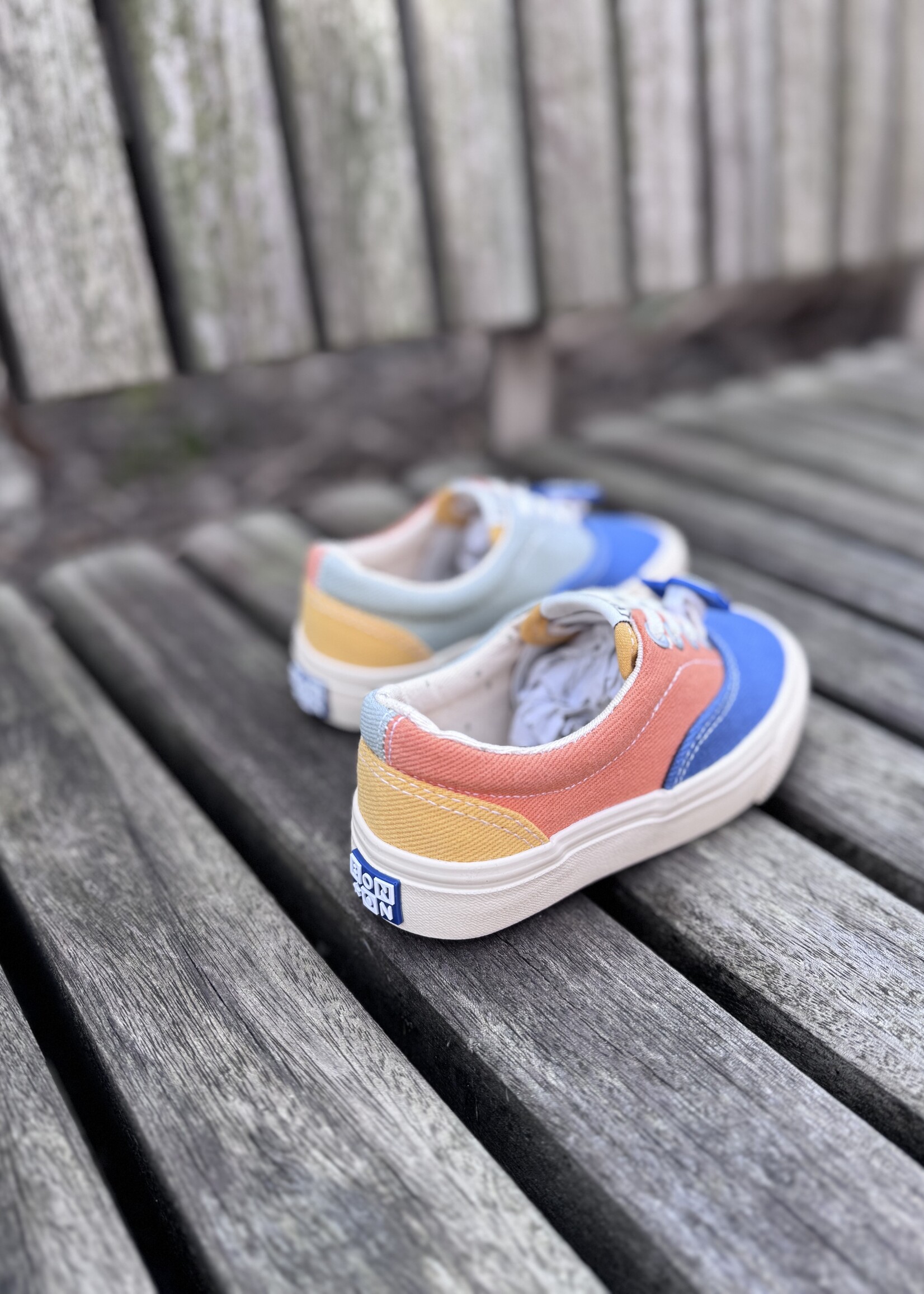 Bonton skate elast strong canvas multico blue