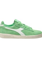 Diadora game L low suede waxed white/pistachio green
