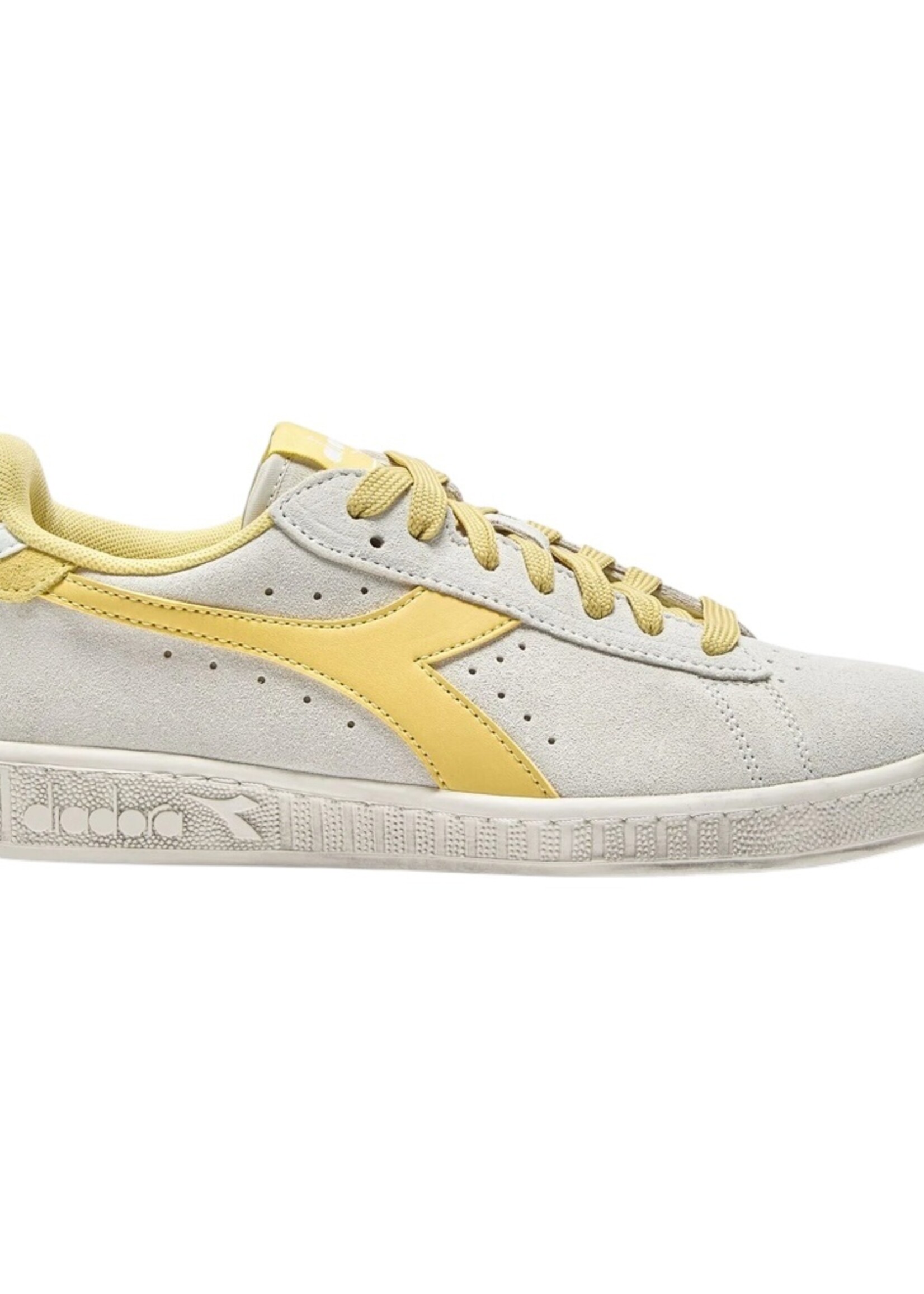 Diadora game L low suede waxed white/cornsilk