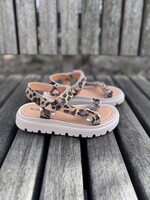 Romagnoli 6906 sandaal leopard cognac