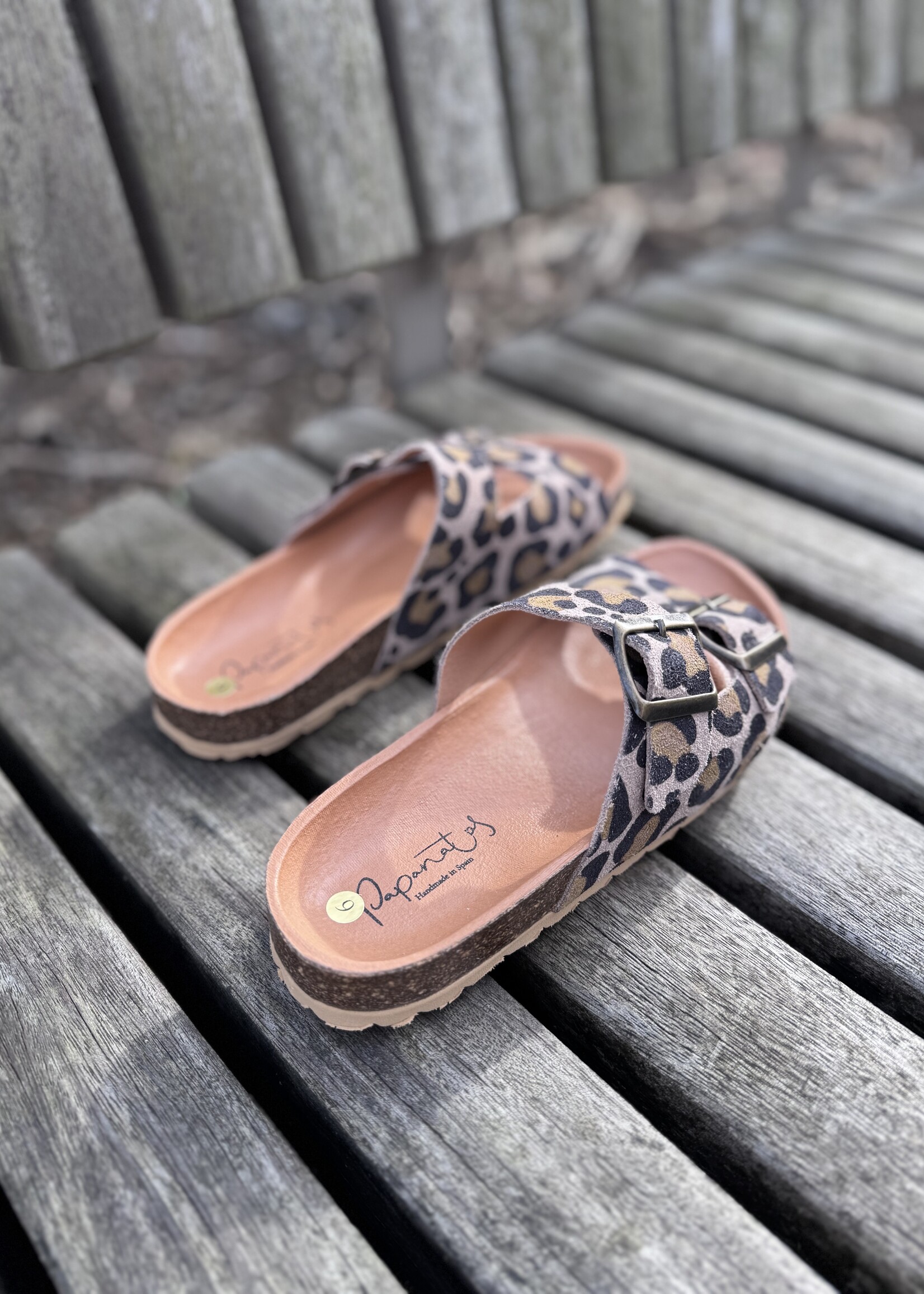 Eli 48903 slipper sandaal velour big leo