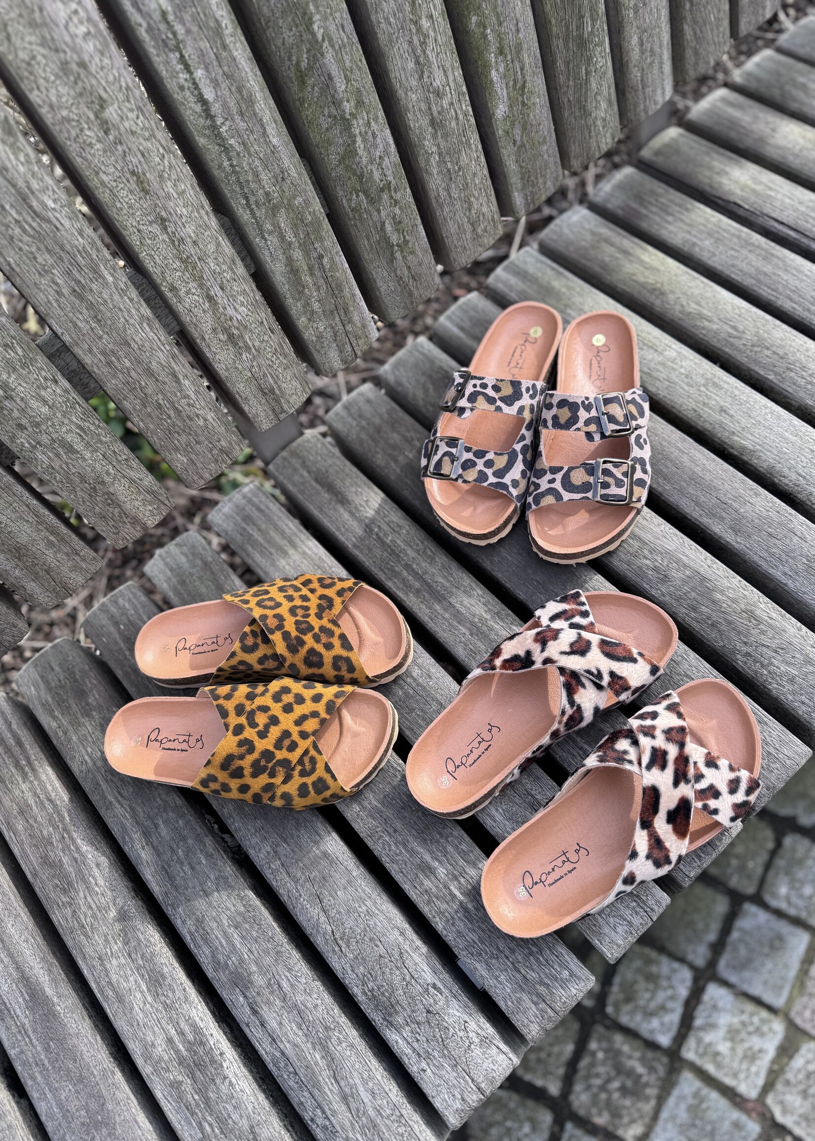 Eli 48903 slipper sandaal velour big leo