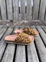 Eli 48304 slipper sandaal velour leopardo