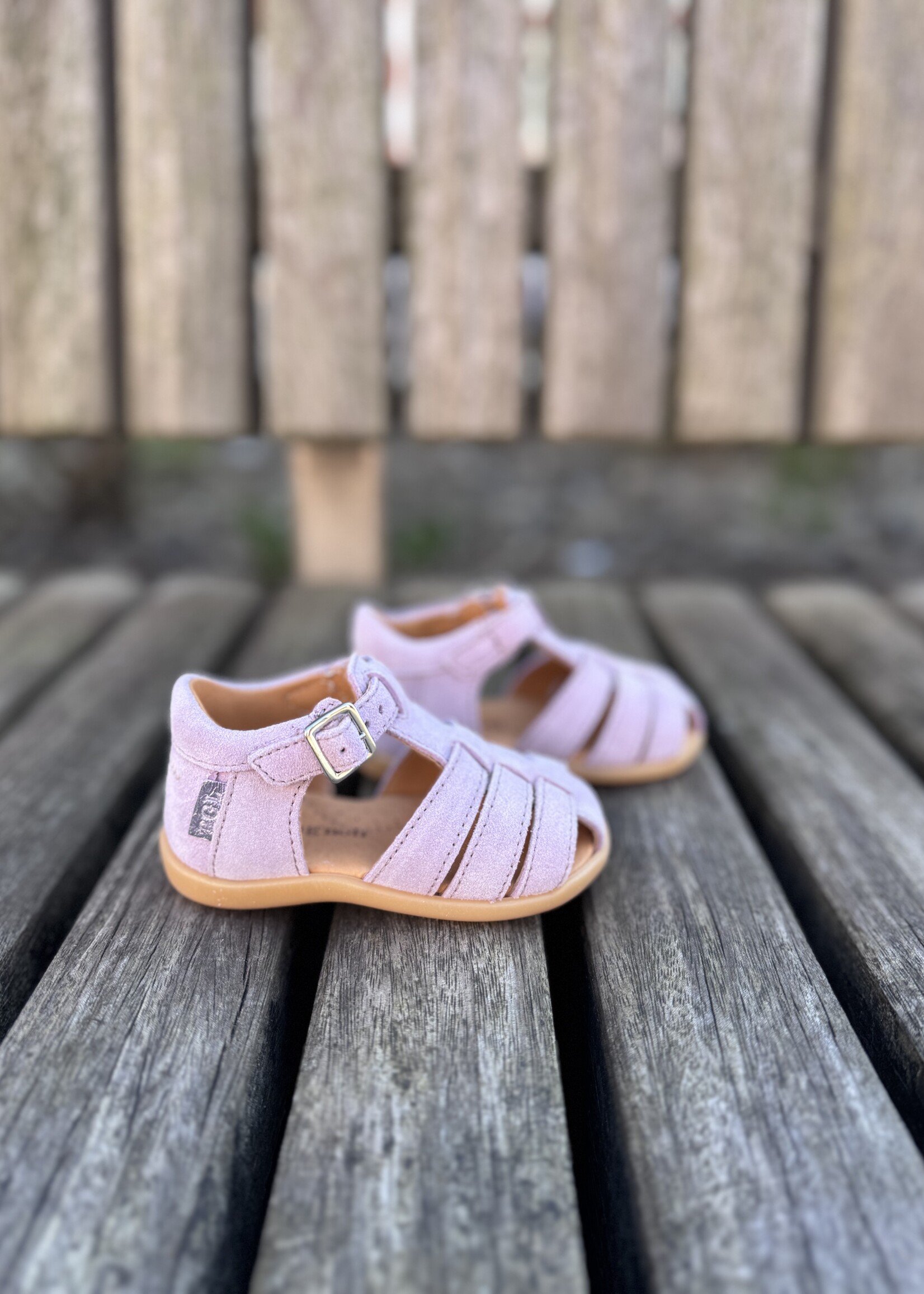 Romagnoli 6035 sandaal velour glicine