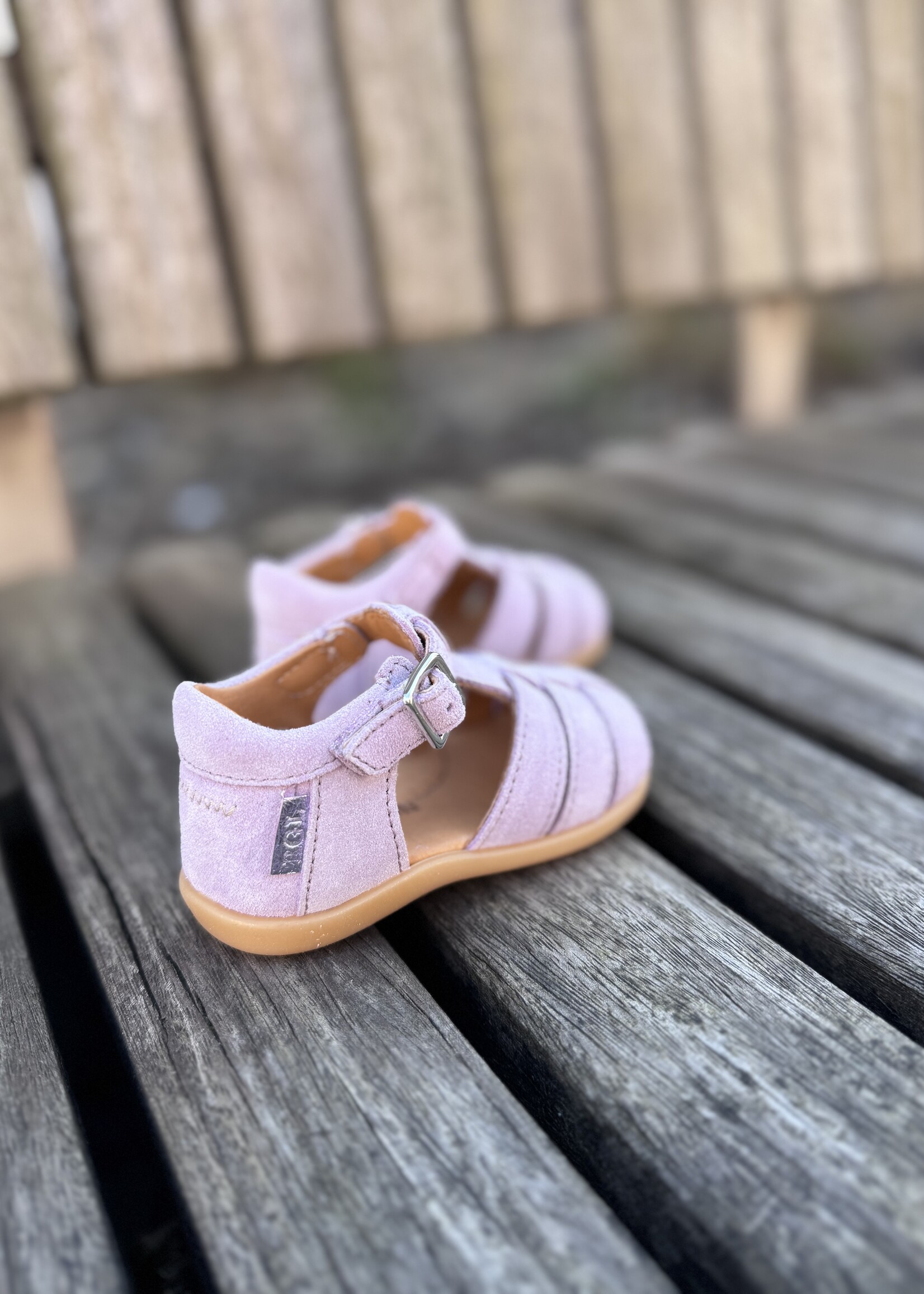 Romagnoli 6035 sandaal velour glicine