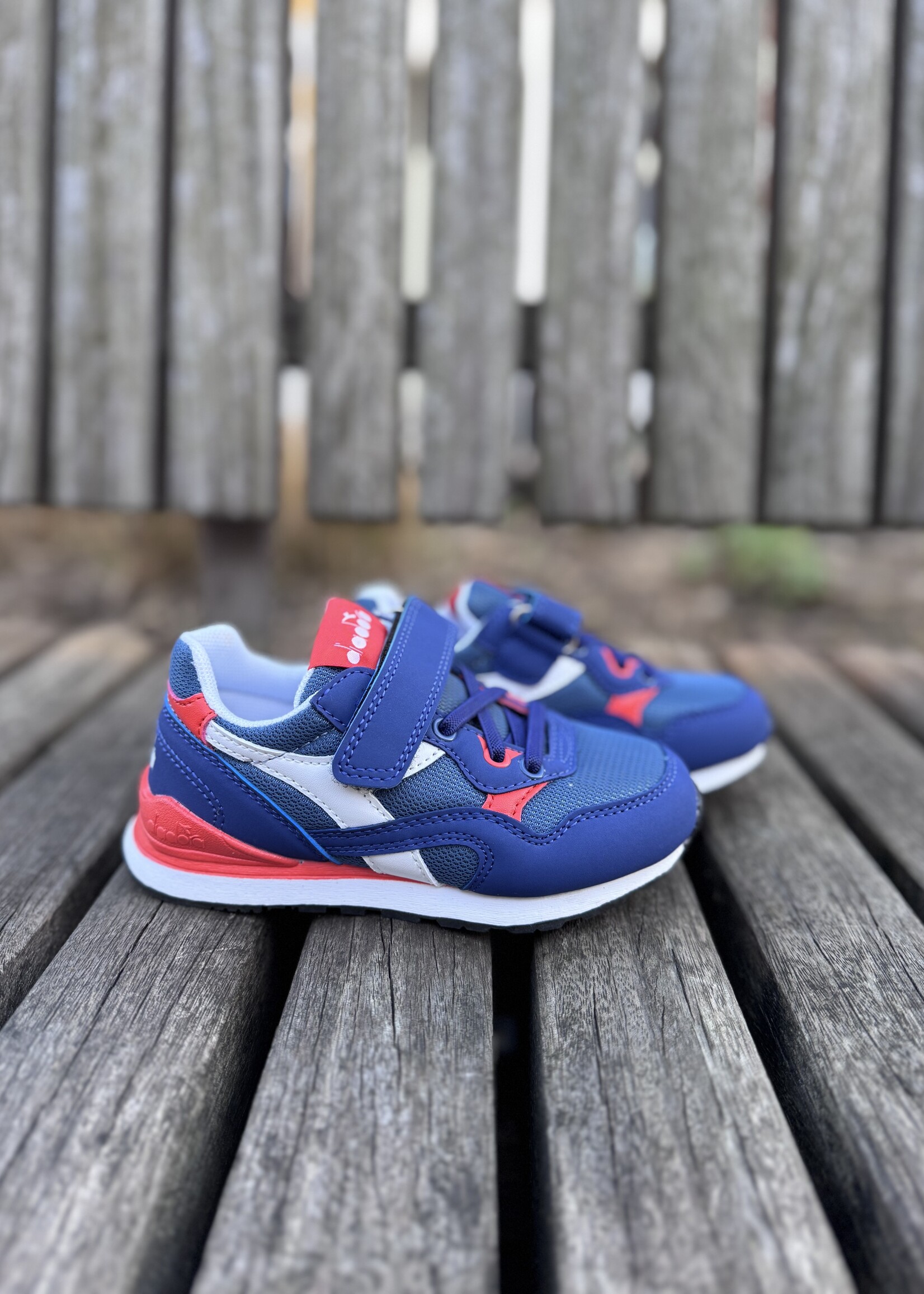 Diadora N.92 saltire navy mandarin red