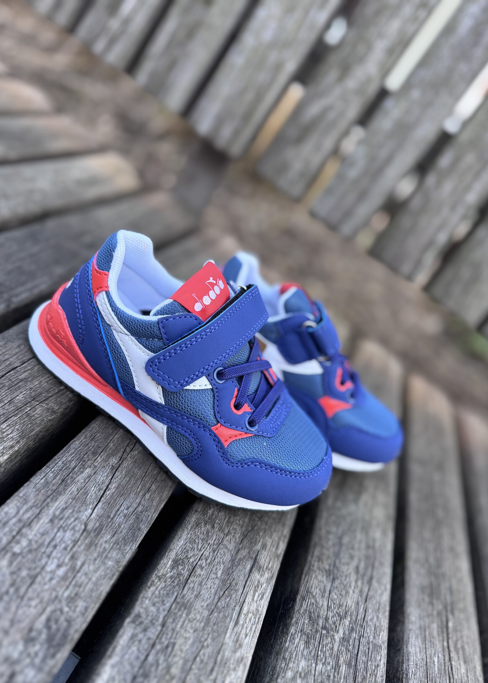 Diadora N.92 saltire navy mandarin red
