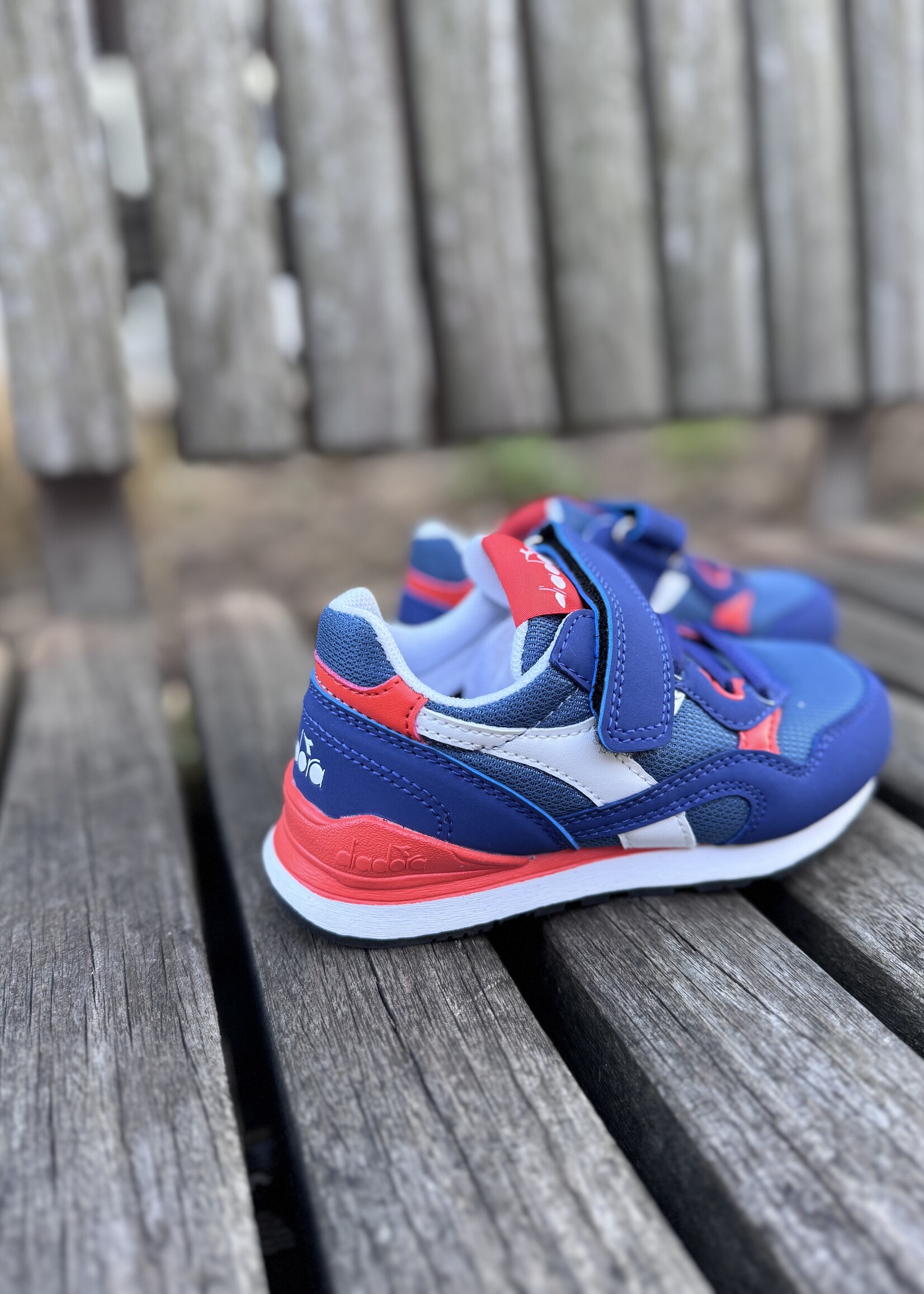 Diadora N.92 saltire navy mandarin red