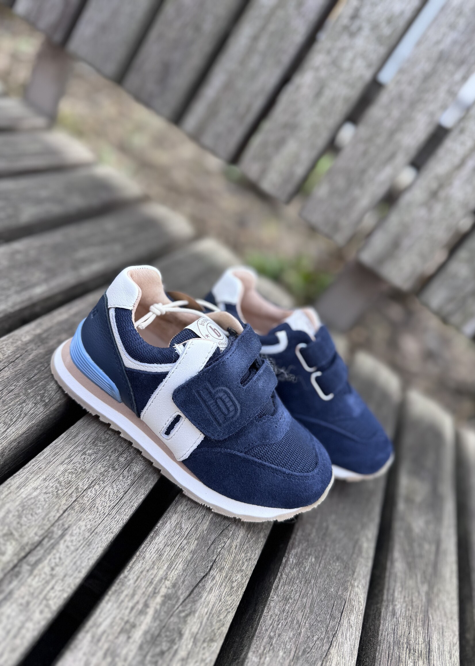 Bisgaard Winston sneaker velcro ocean
