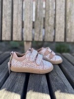 Angulus 3451-101 sparkling glitter sneaker rosebud