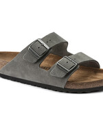 Birkenstock Arizona lenb dessert buck whale grey