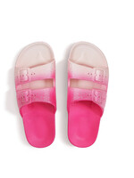 Freedom Moses slipper fuchsia glitter
