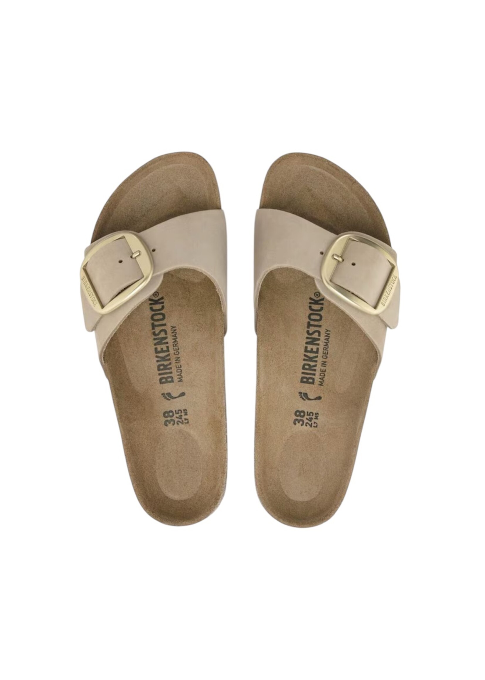 Birkenstock Madrid big buckle Sandcastle