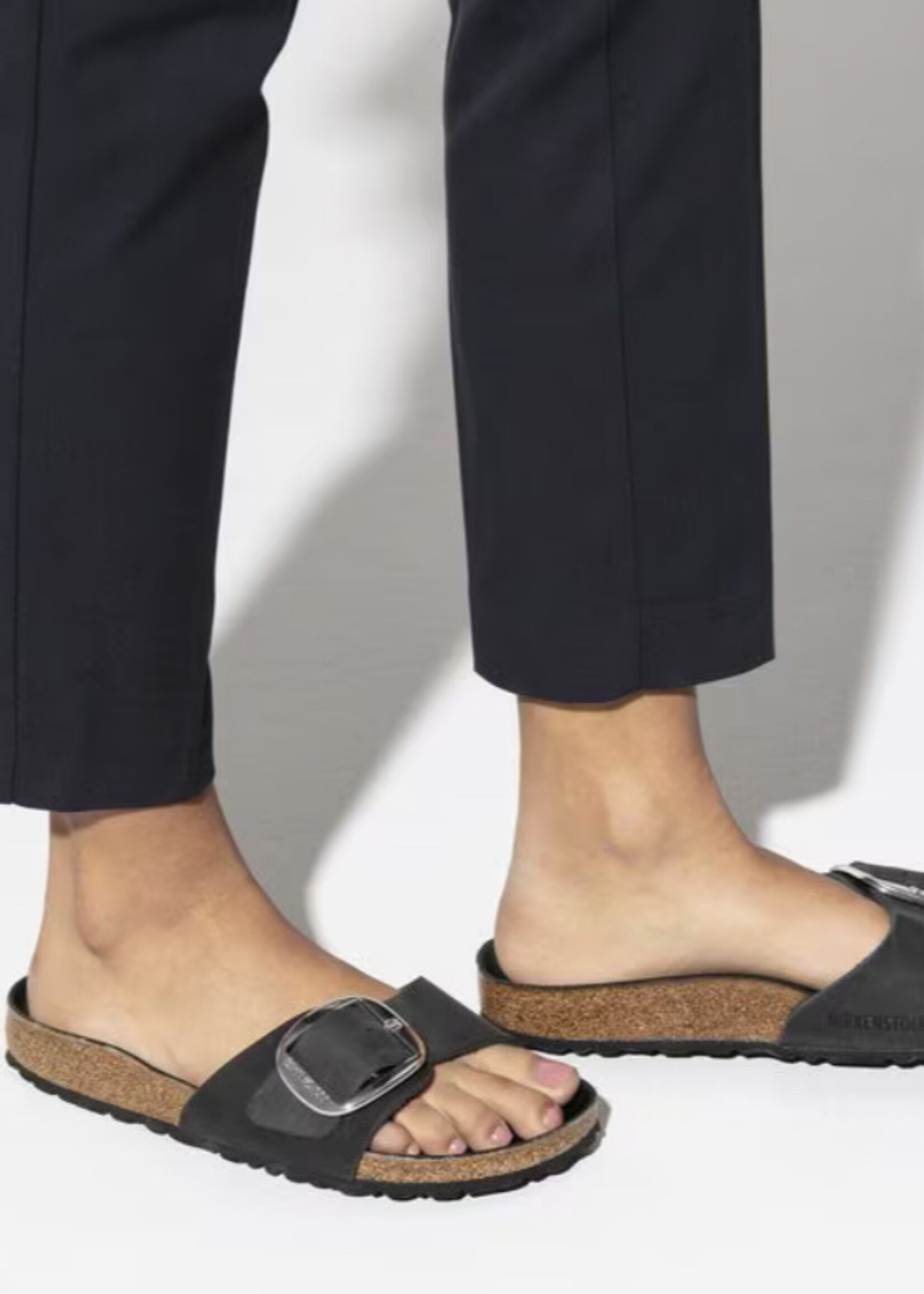 Birkenstock Madrid big buckle leoi black hex