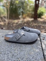 Birkenstock boston SFB leve basalt grey tonal FB