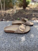 Birkenstock Madrid big buckle leoi tabacco brown