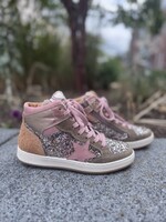Romagnoli 7454 hoge sneaker glitter multi tundra