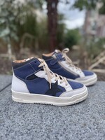 Romagnoli 7466 hoge sneaker nabuk denim