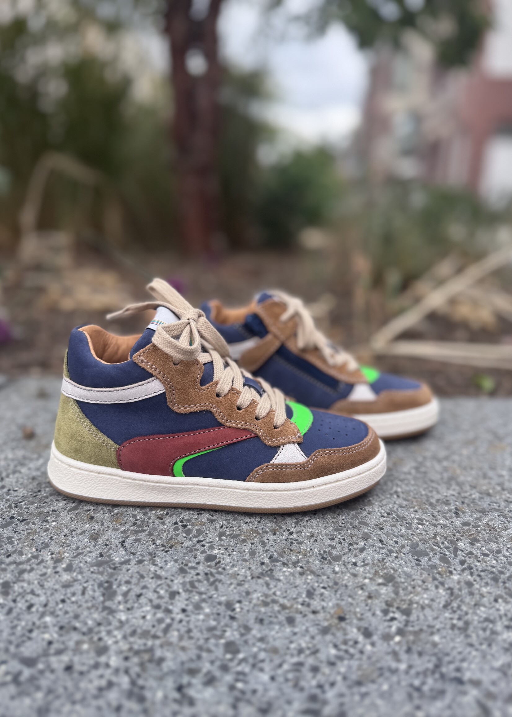 Romagnoli 7400 hoge sneaker denim