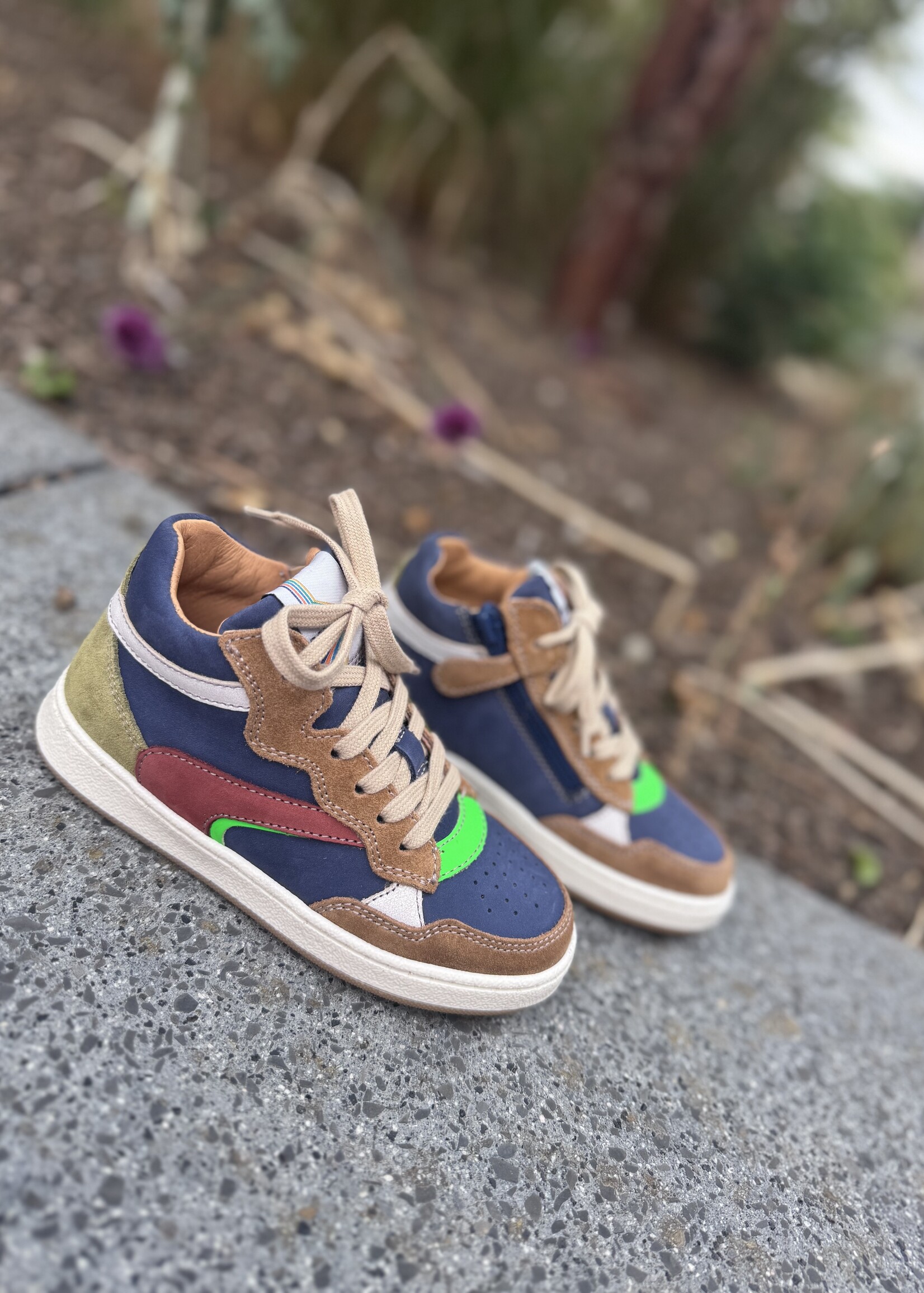 Romagnoli 7400 hoge sneaker denim