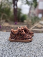 Romagnoli 7048 eerste stapper leopard glitter cuoio