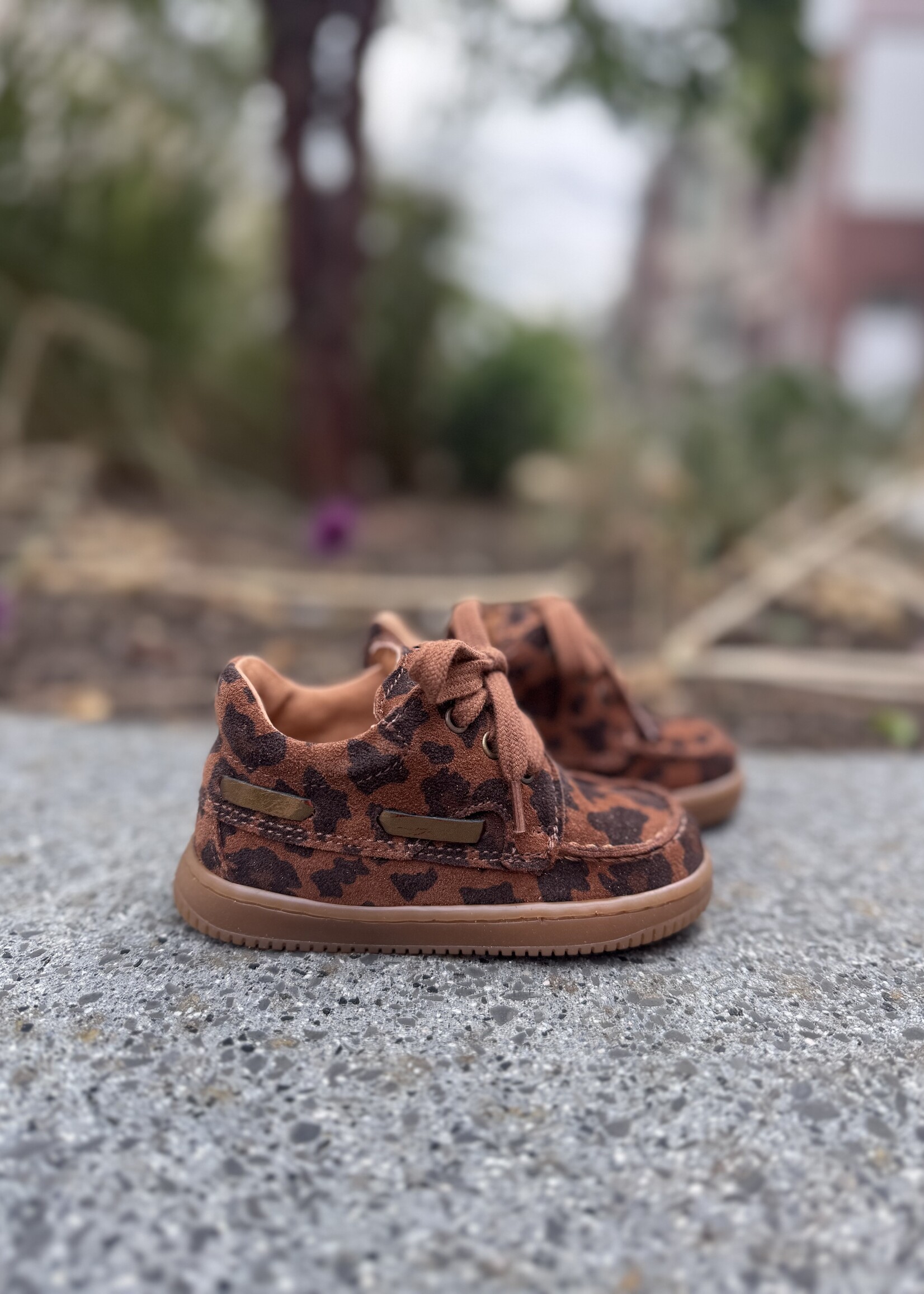 Romagnoli 7048 eerste stapper leopard glitter cuoio