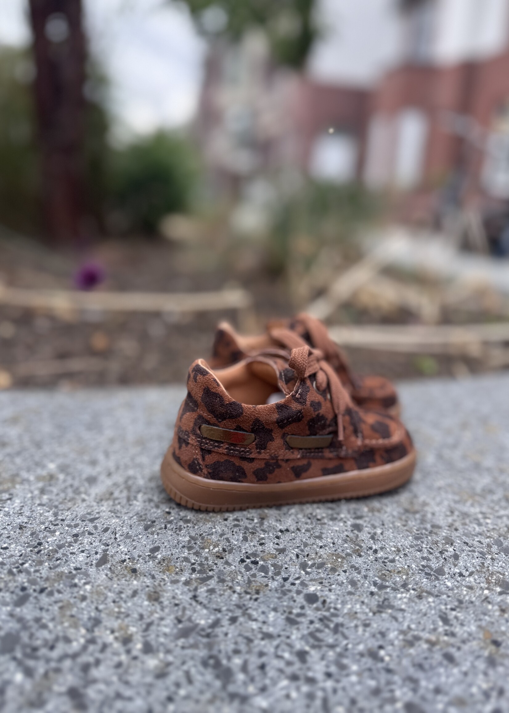 Romagnoli 7048 eerste stapper leopard glitter cuoio