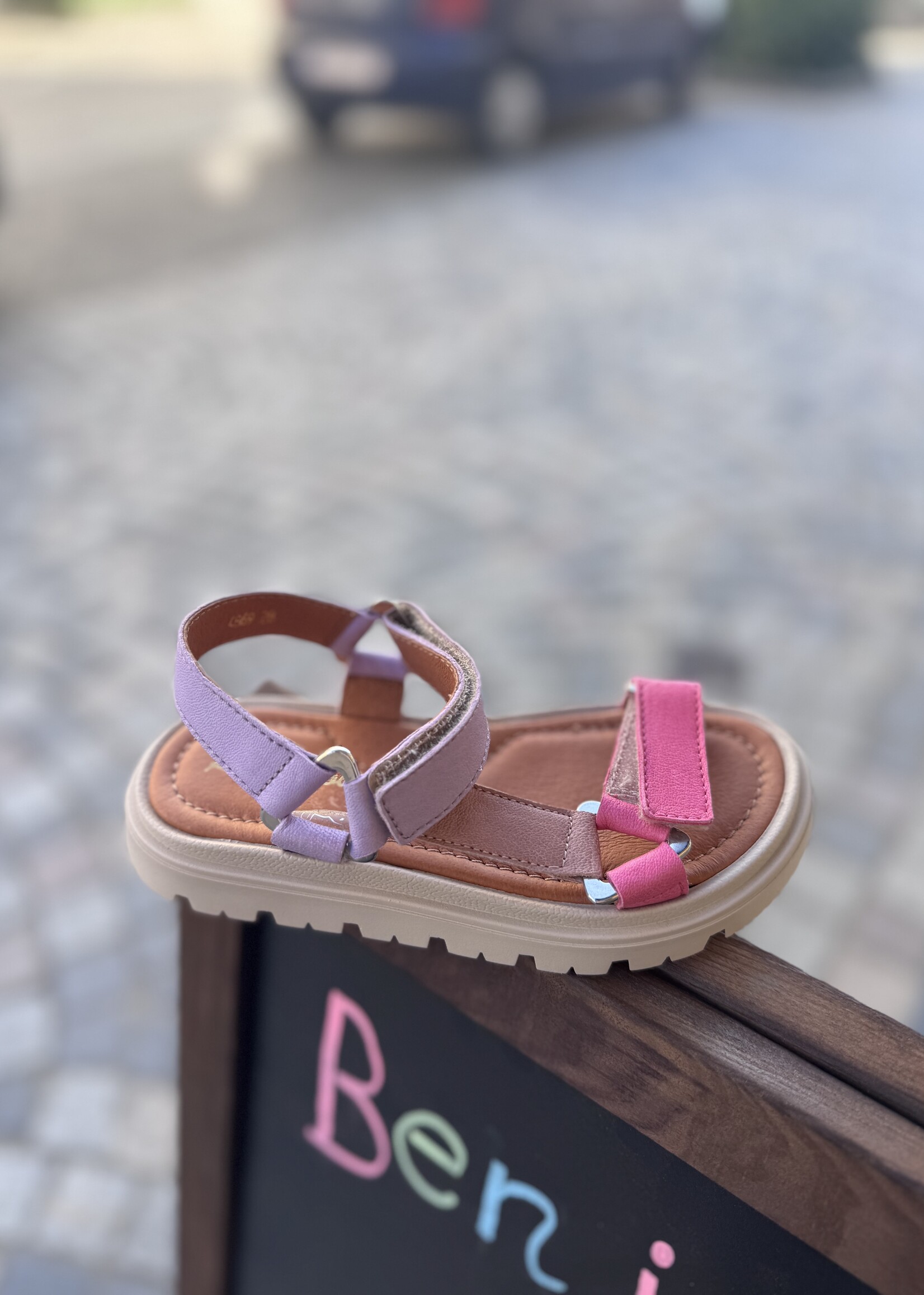 Romagnoli 4869 sandaal washed rosa antico