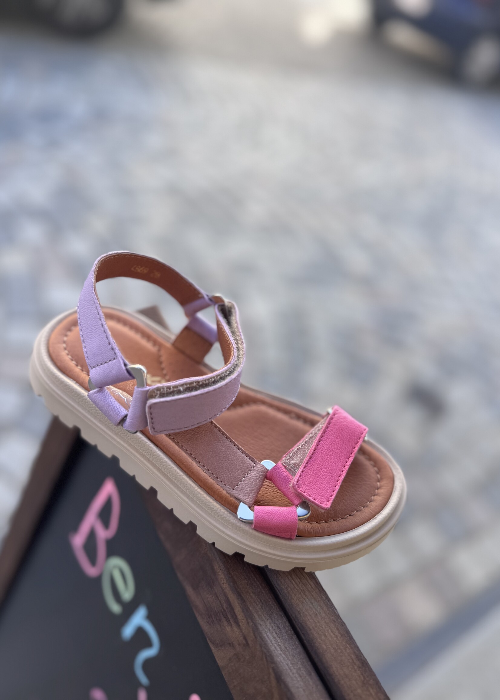 Romagnoli 4869 sandaal washed rosa antico