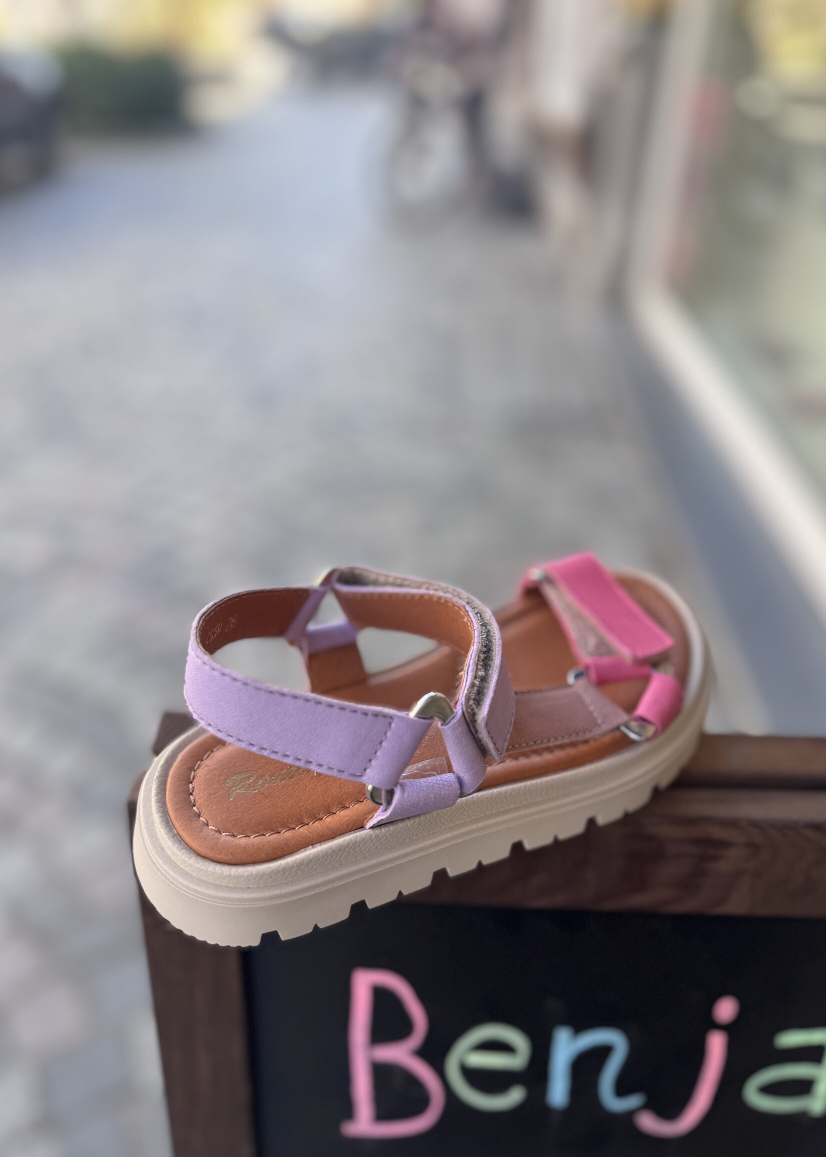 Romagnoli 4869 sandaal washed rosa antico