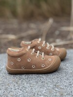 Naturino cocoon daisies suede brown-platinum