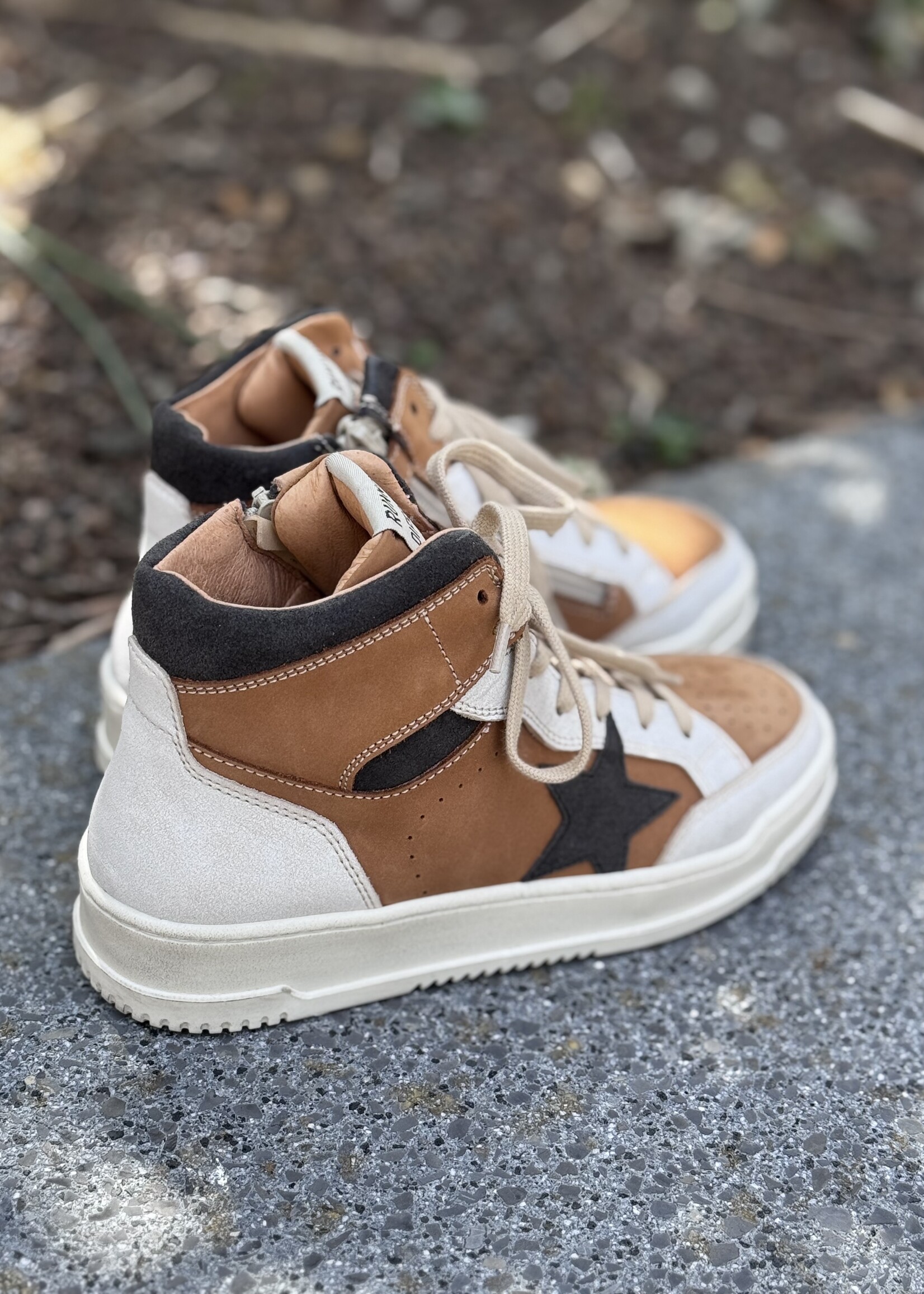 Romagnoli 038 nabuk cuoio bruin ster