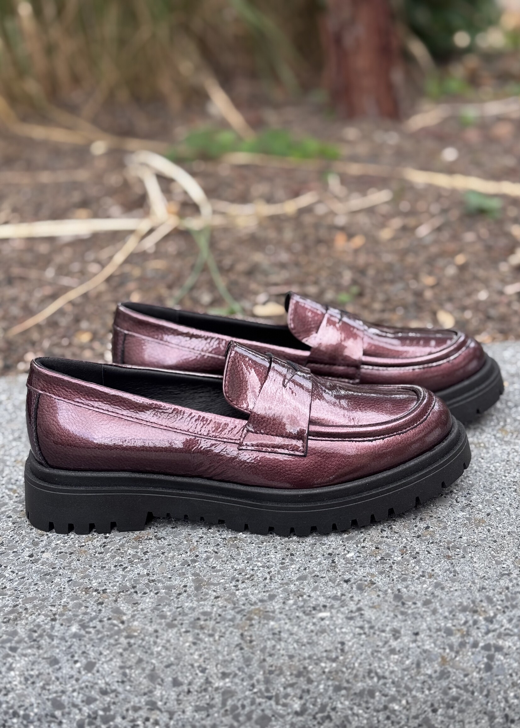 La Triboo 09070 mocassin naplak bordo