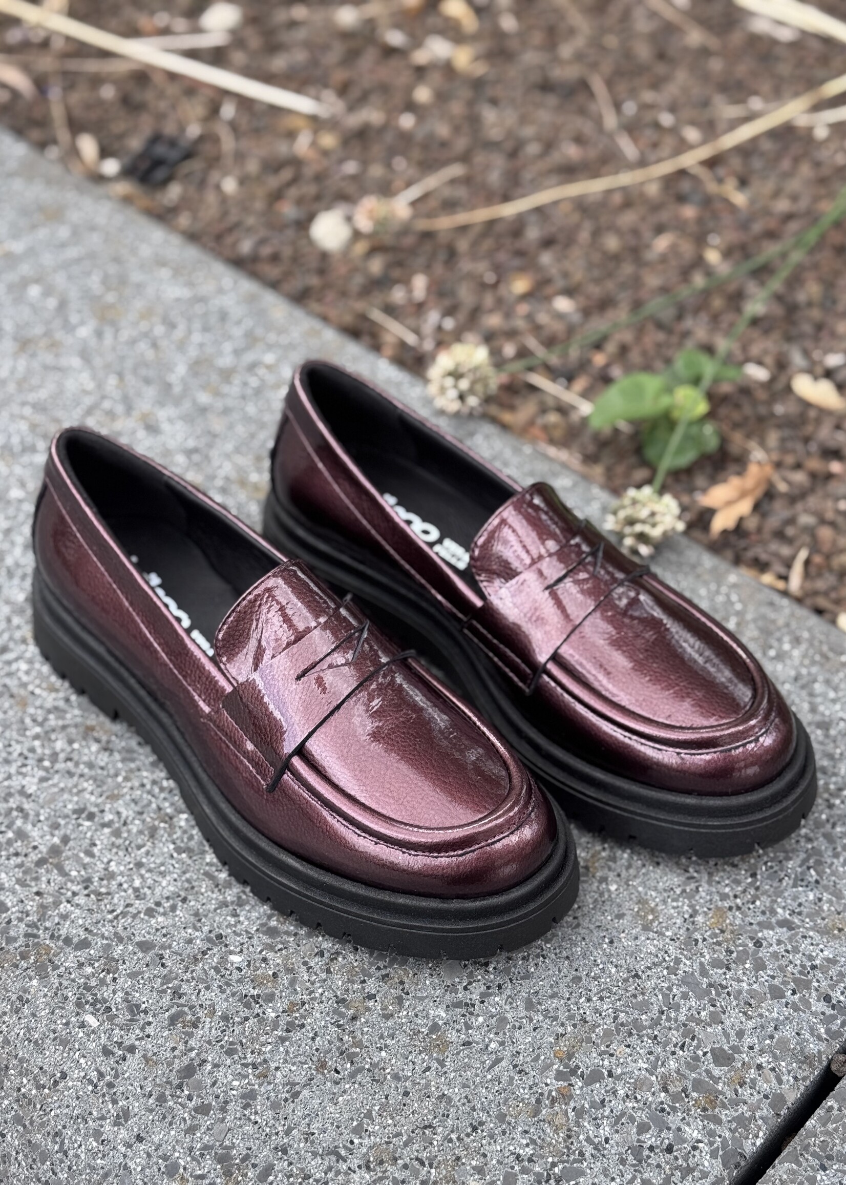 La Triboo 09070 mocassin naplak bordo