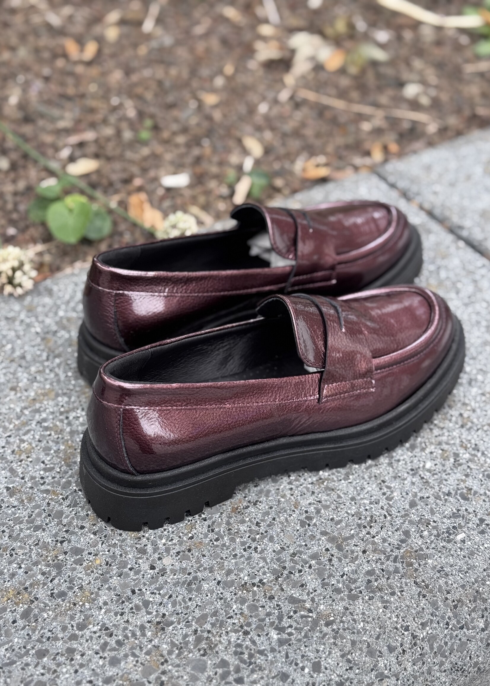 La Triboo 09070 mocassin naplak bordo