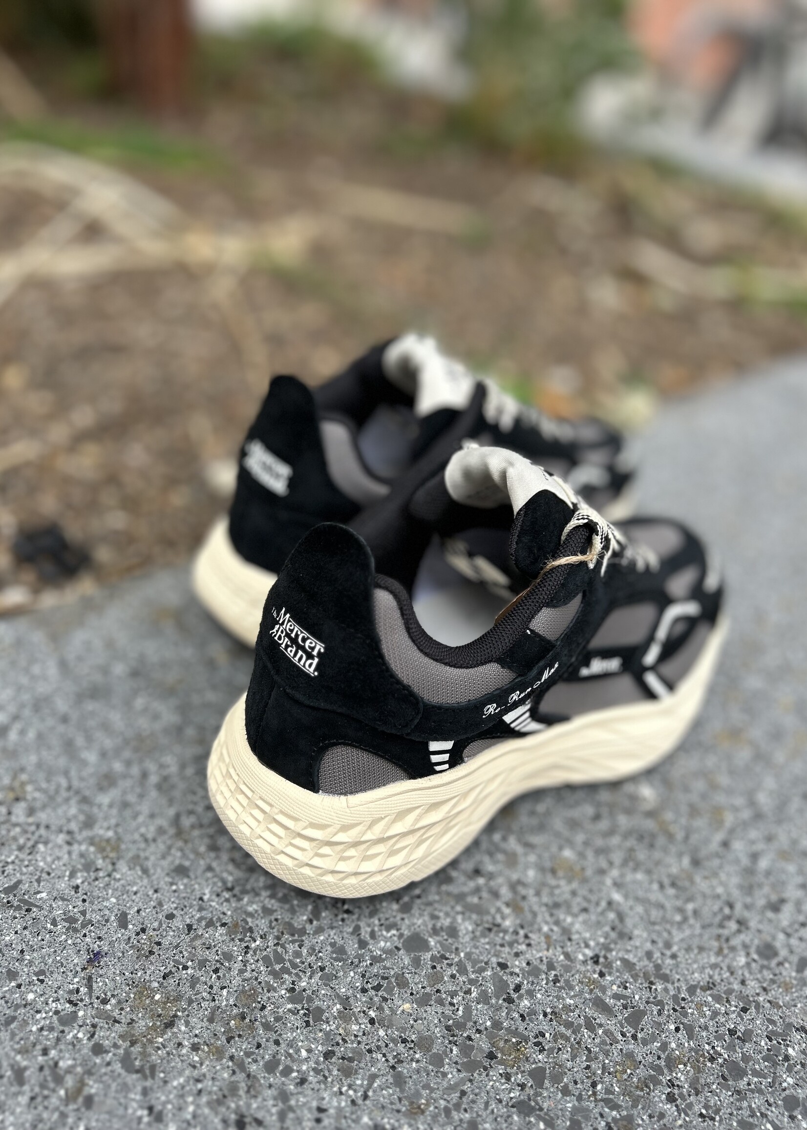 Mercer Re-Run Max nubuck black