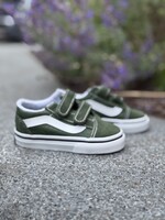 Vans old skool V logo alpine green