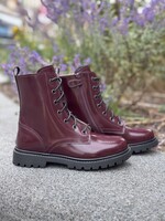 Dianetti enkellaars veter/rits bordeaux