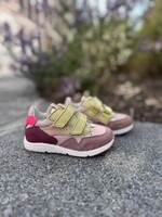 Ocra D368 sneaker velcro roze geel