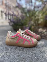 Ocra D842 sneaker biscuit rosa glitter