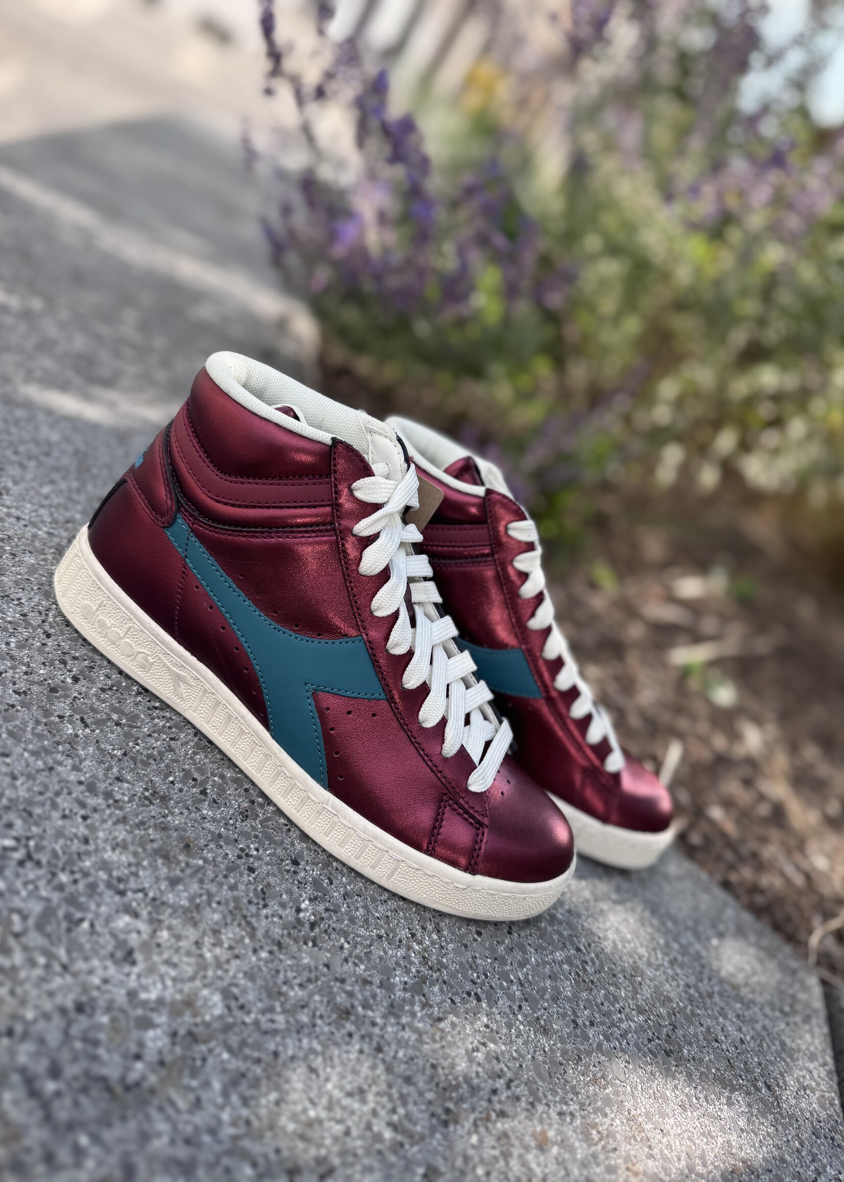 Diadora Game L high metallic redwood