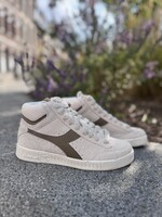 Diadora game high suede waxed whisper white