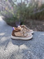 Romagnoli 7196 sneaker velcro laminato leo lila