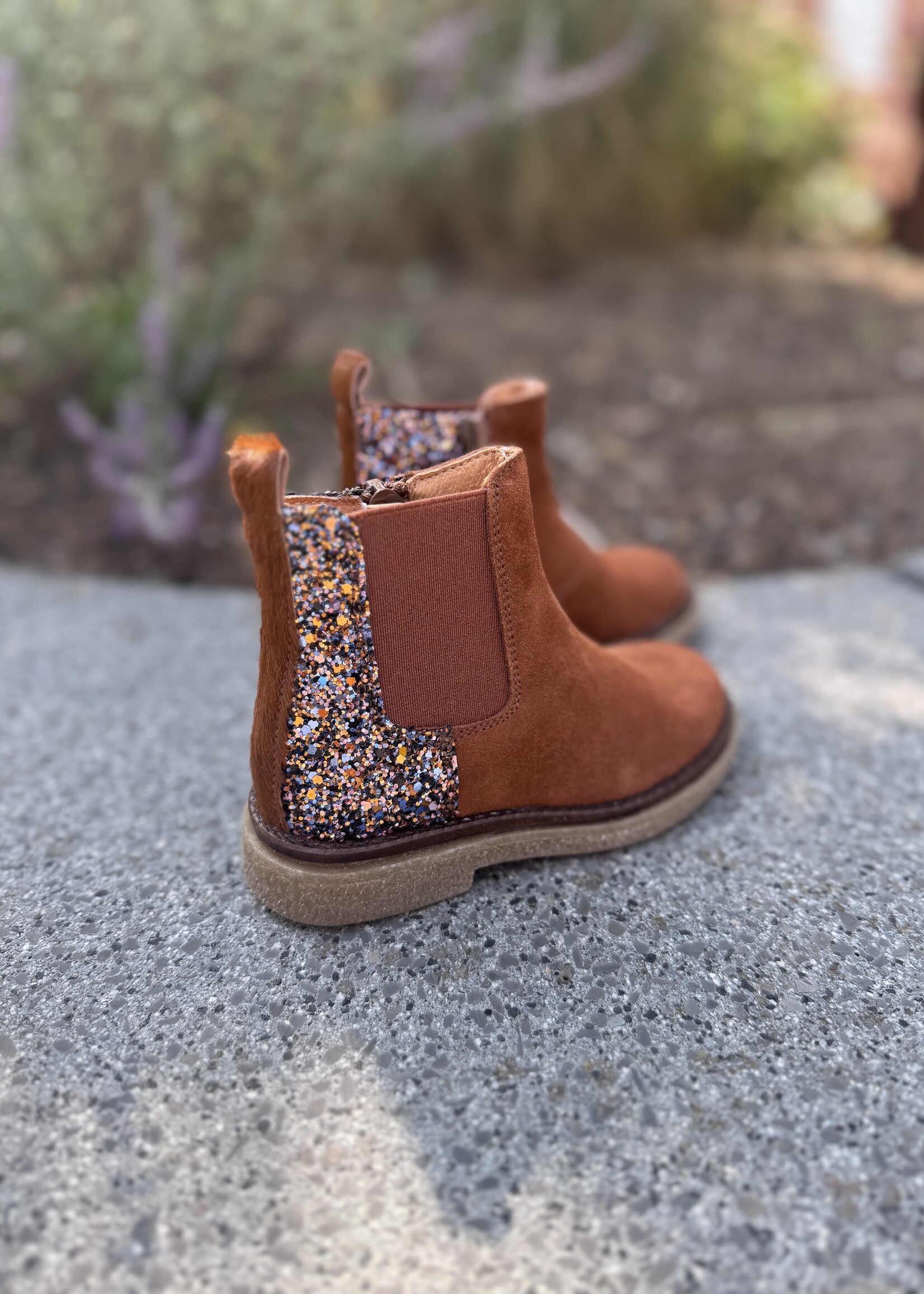 Romagnoli 7404 enkellaarsje cuoio glitter