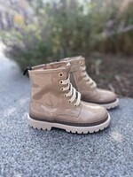 Lunella 25403 bottine veter/rits beige