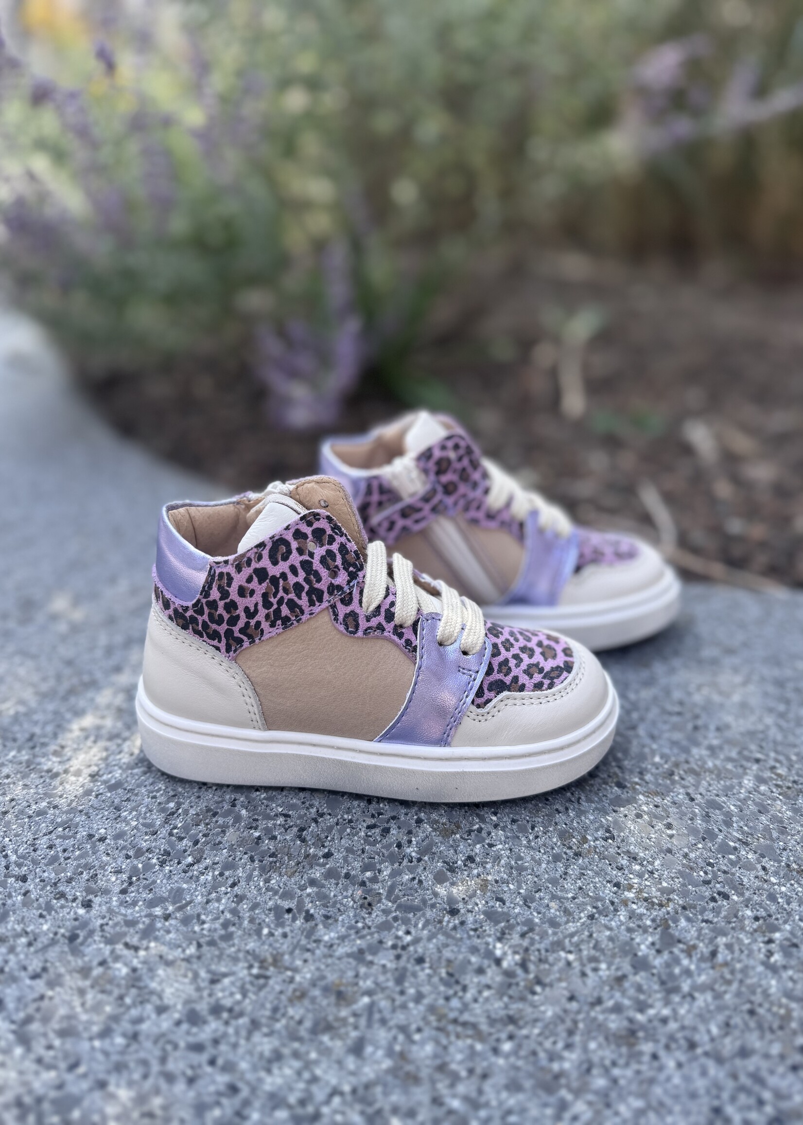 Lunella 25315 hoge sneaker lilla