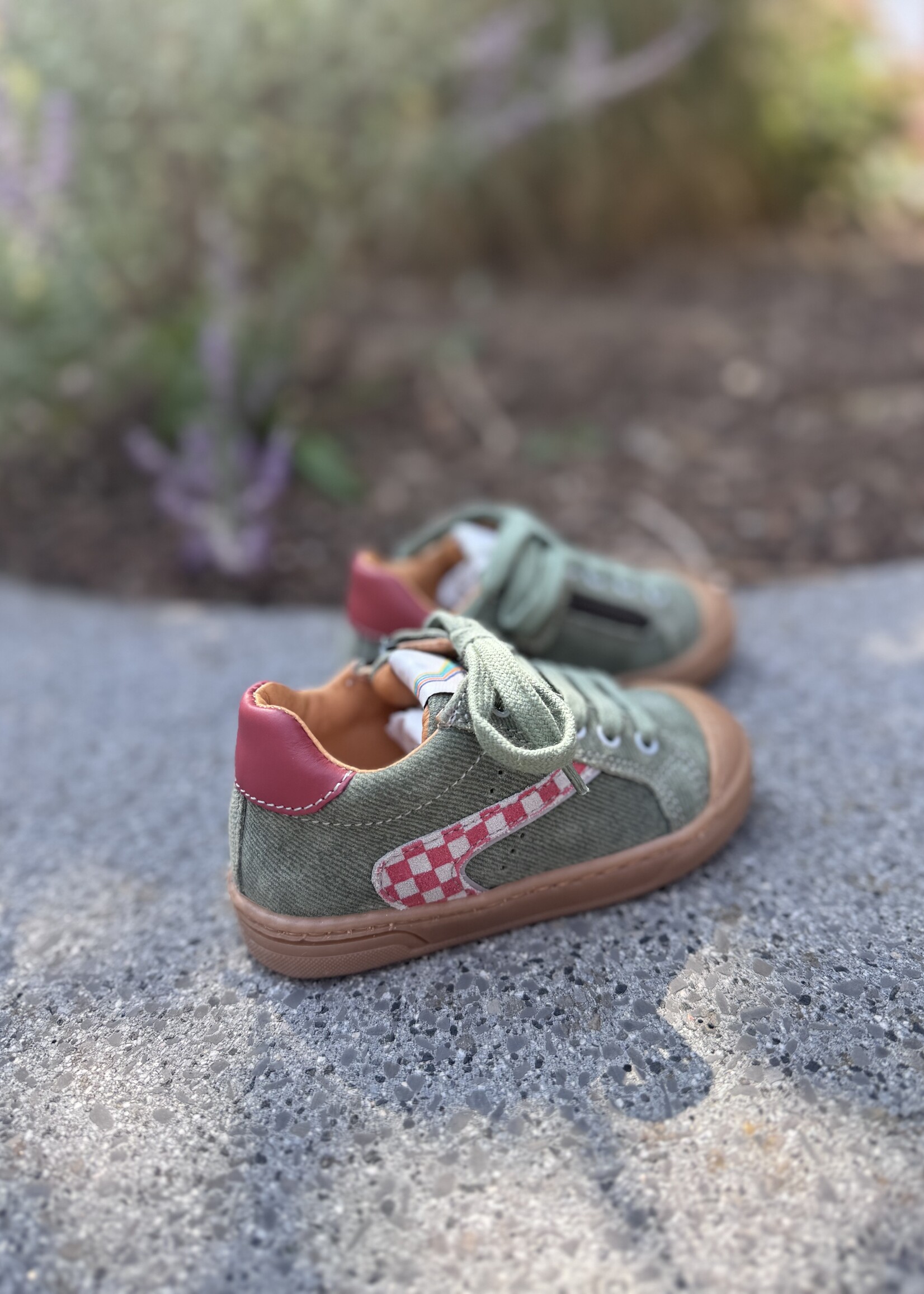 Romagnoli 7179 sneaker groen bordeaux
