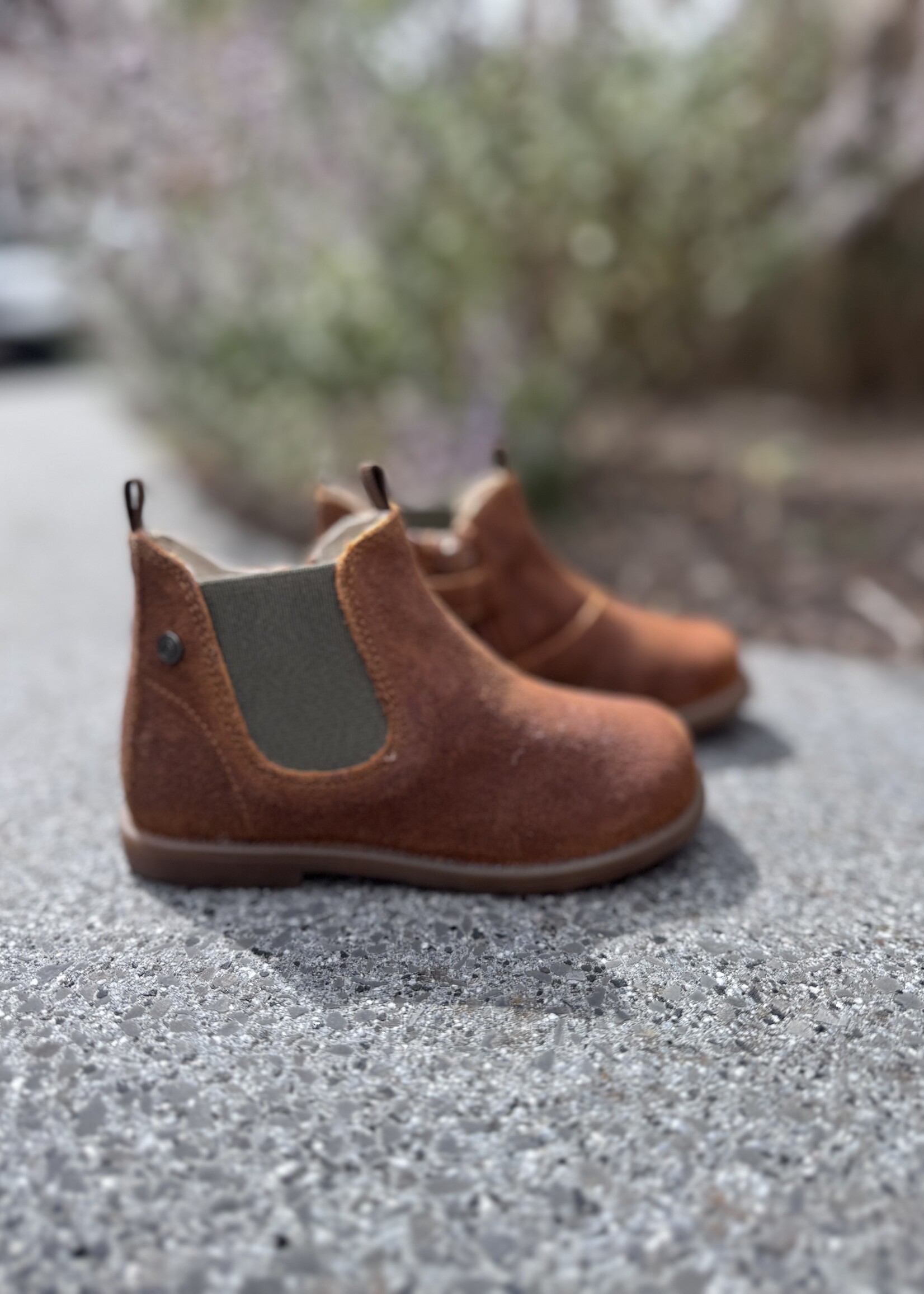Falcotto winter wood suede wax cuoio militare