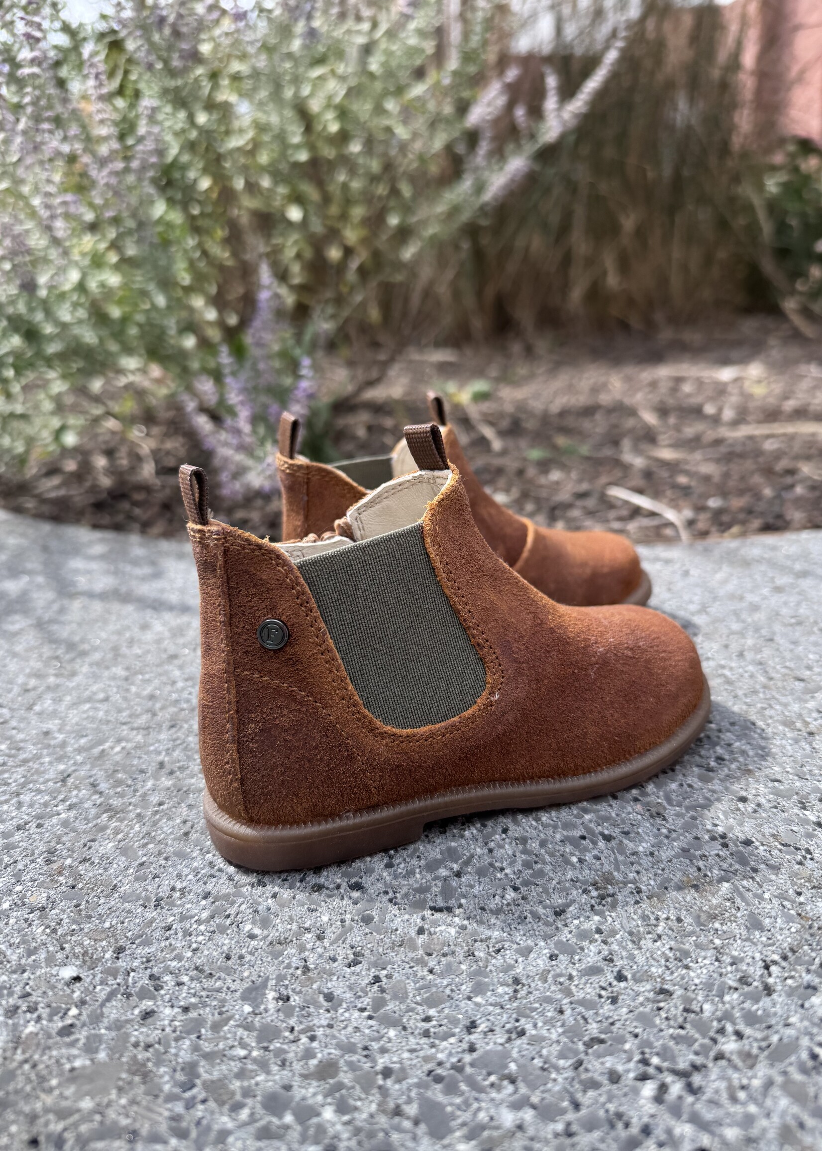 Falcotto winter wood suede wax cuoio militare