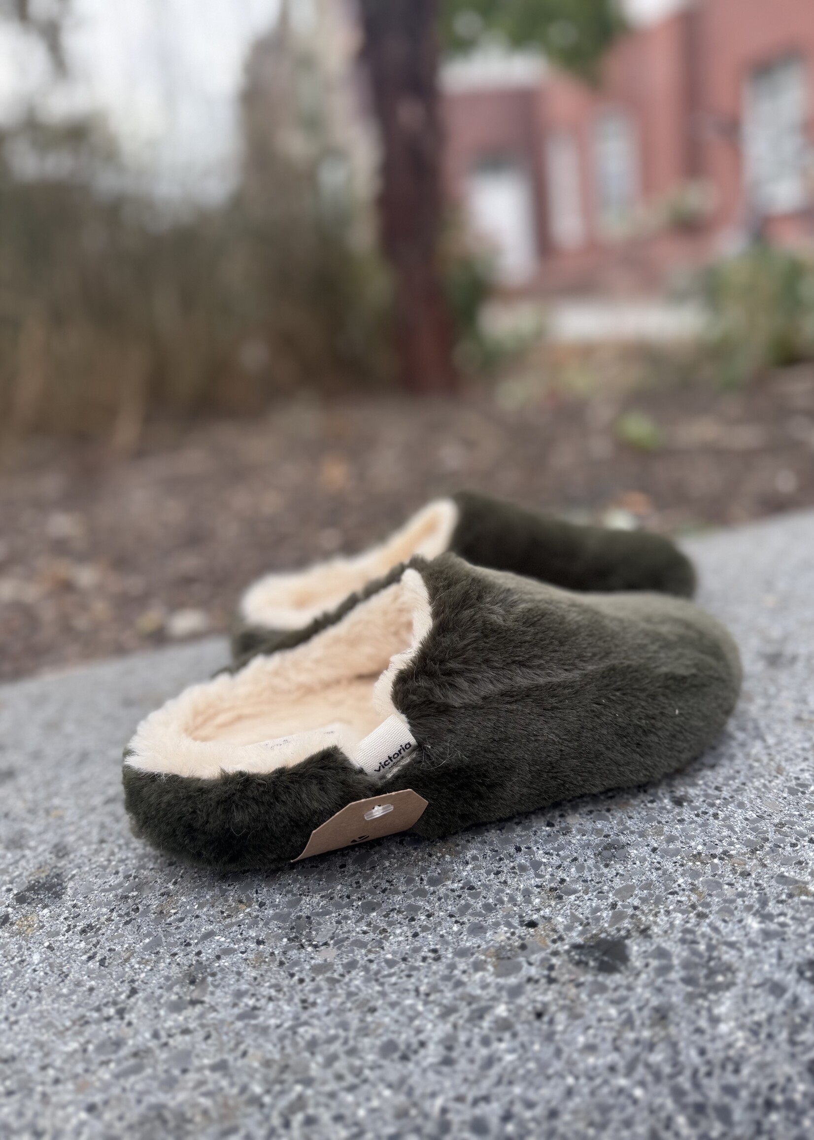 Victoria 1081123 pantoffel kaki
